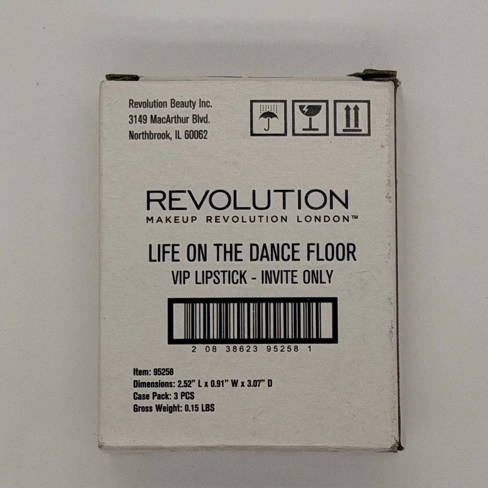 Revolution Life on the Dance‎ Floor Lipsticks Invitation Only 3 Pack Sealed
